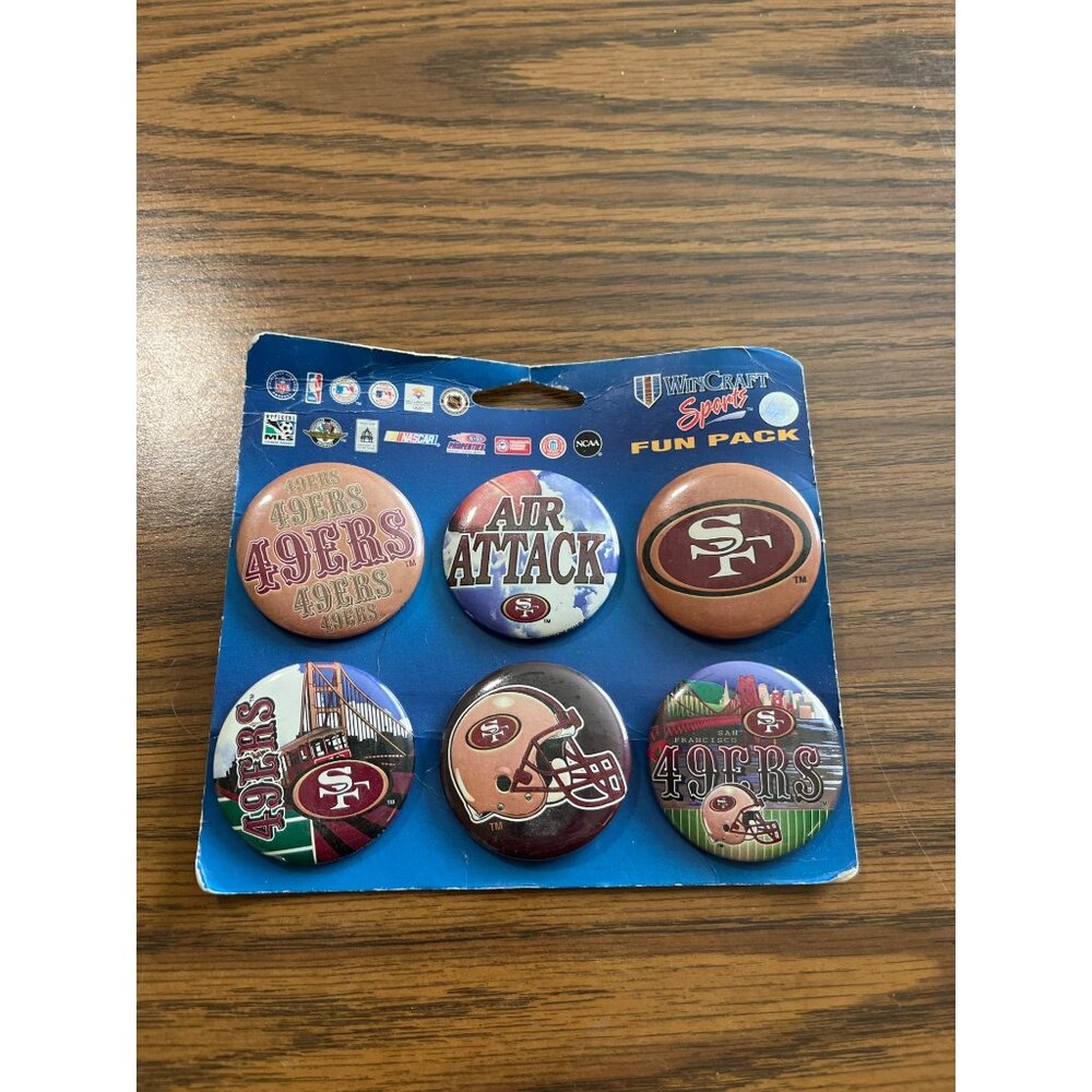 Win Craft Sports fun pack SF 49ERS pin set